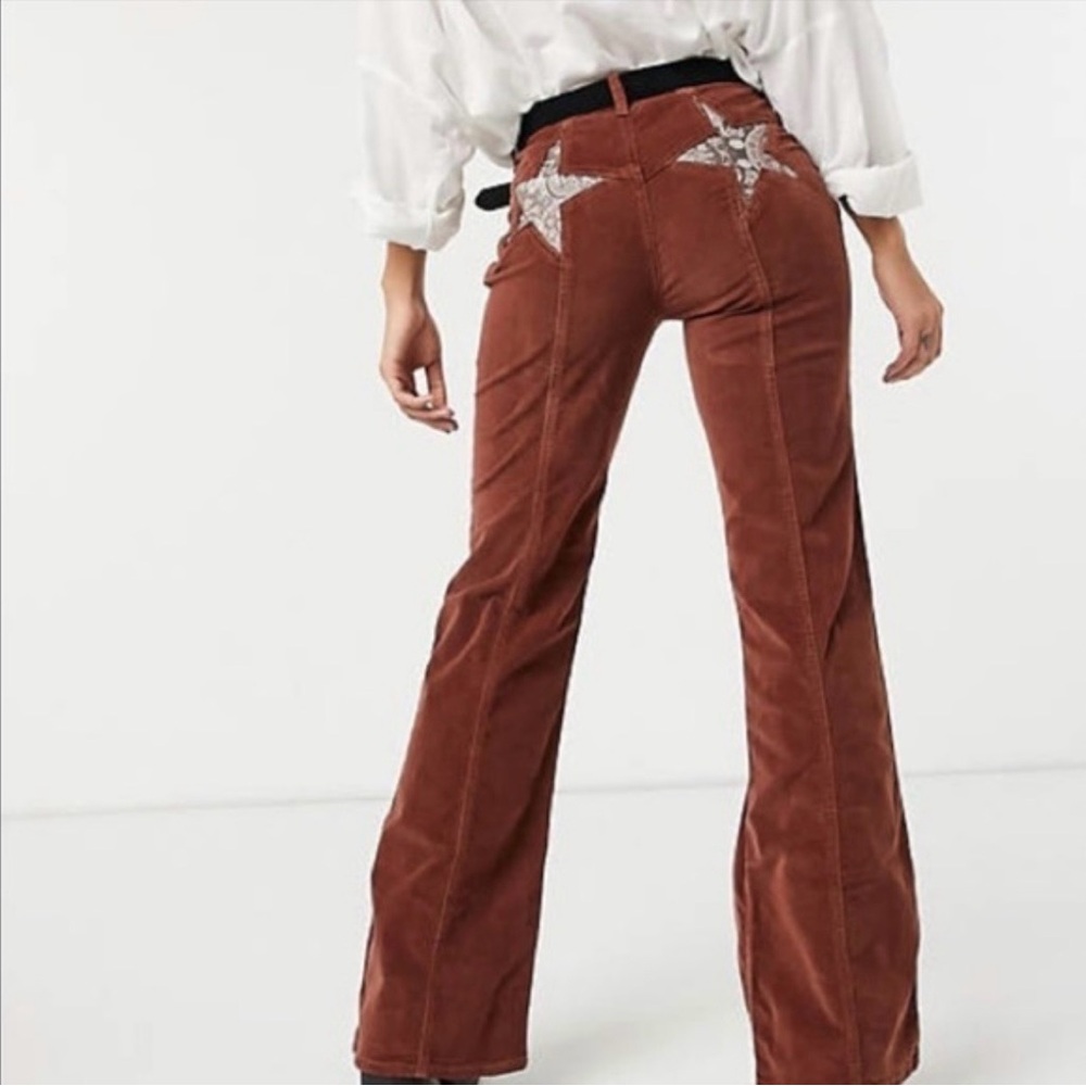 NWOT We The Free Free People Firecracker Flare Corduroy Jeans- 29